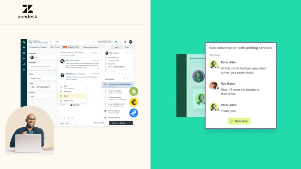 Manage Email, Chat, and Social Support with Zendesk